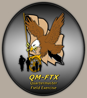 Logo for Quartermaster Field Training Exercise (QM-FTX) training department